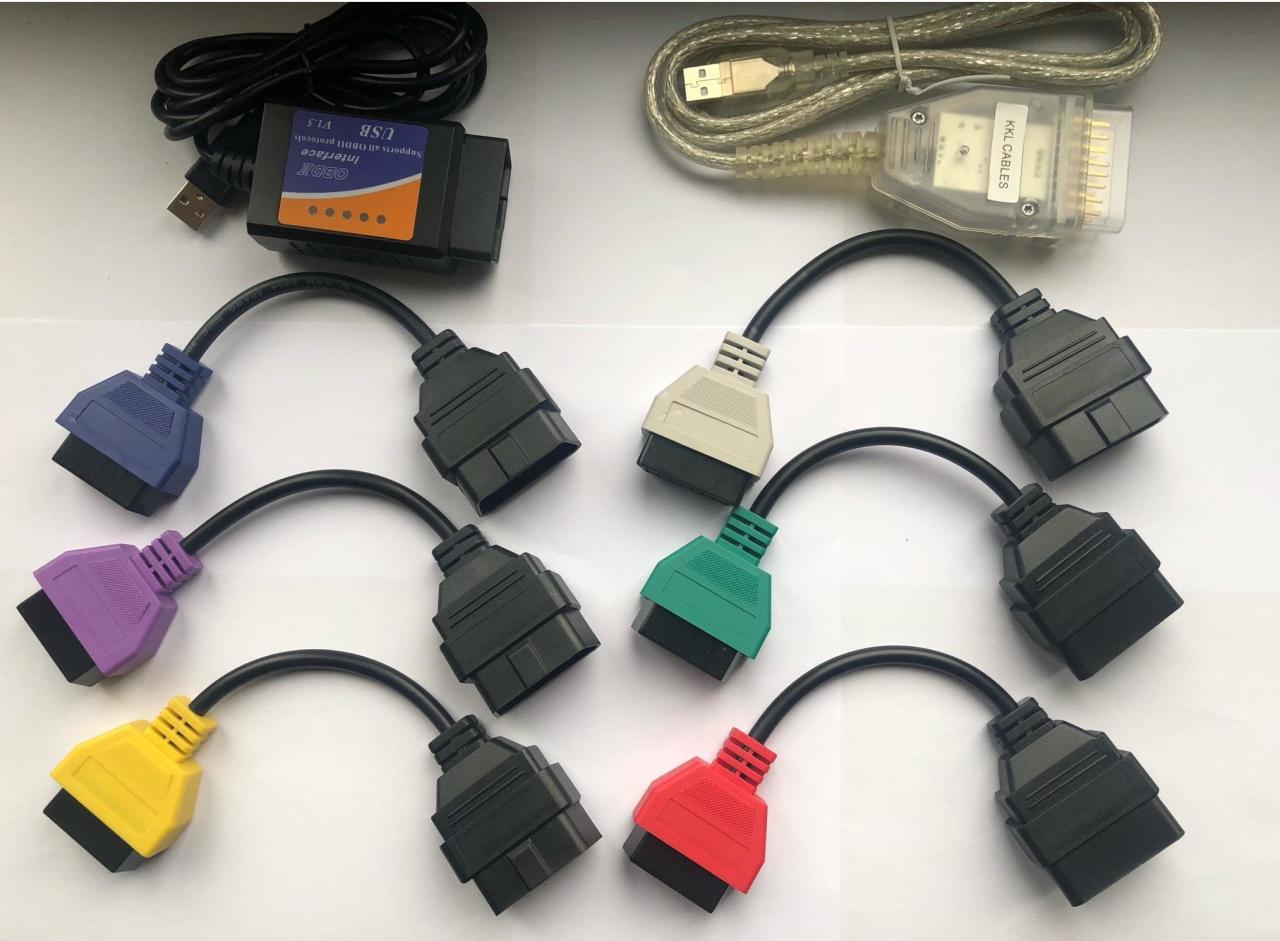 Fiat Ecu Scan Set Usb Kablolu