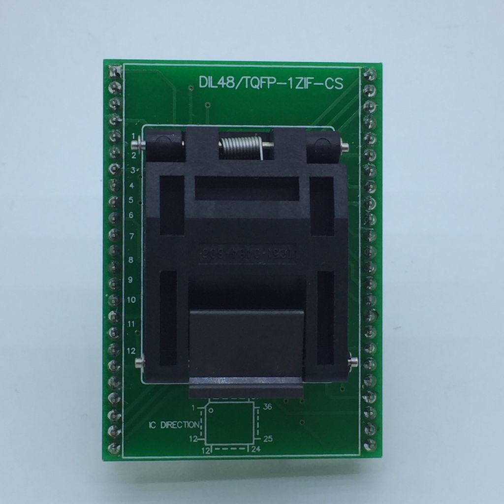 DIL48/QFP48-1 ZIF-CS STM8-1