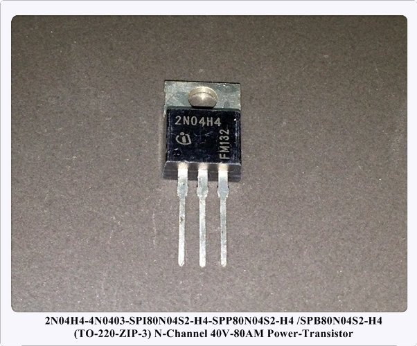 2N04H4 /4N0403 / SPI80N04S2-H4 /SPP80N04S2-H4 /SPB80N04S2-H4 