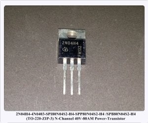 2N04H4 /4N0403 / SPI80N04S2-H4 /SPP80N04S2-H4 /SPB80N04S2-H4 