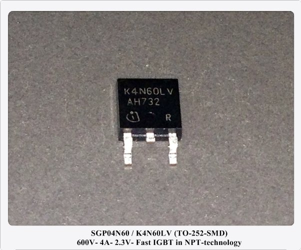 SGP04N60 / K4N60LV-04N60 