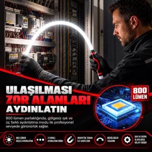Jop Elastik Oto Tamirhane Led Çalışma Lambası