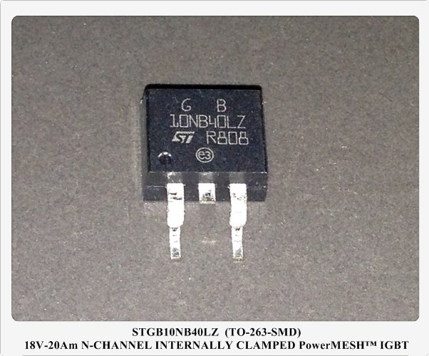 STGB10NB40LZ 